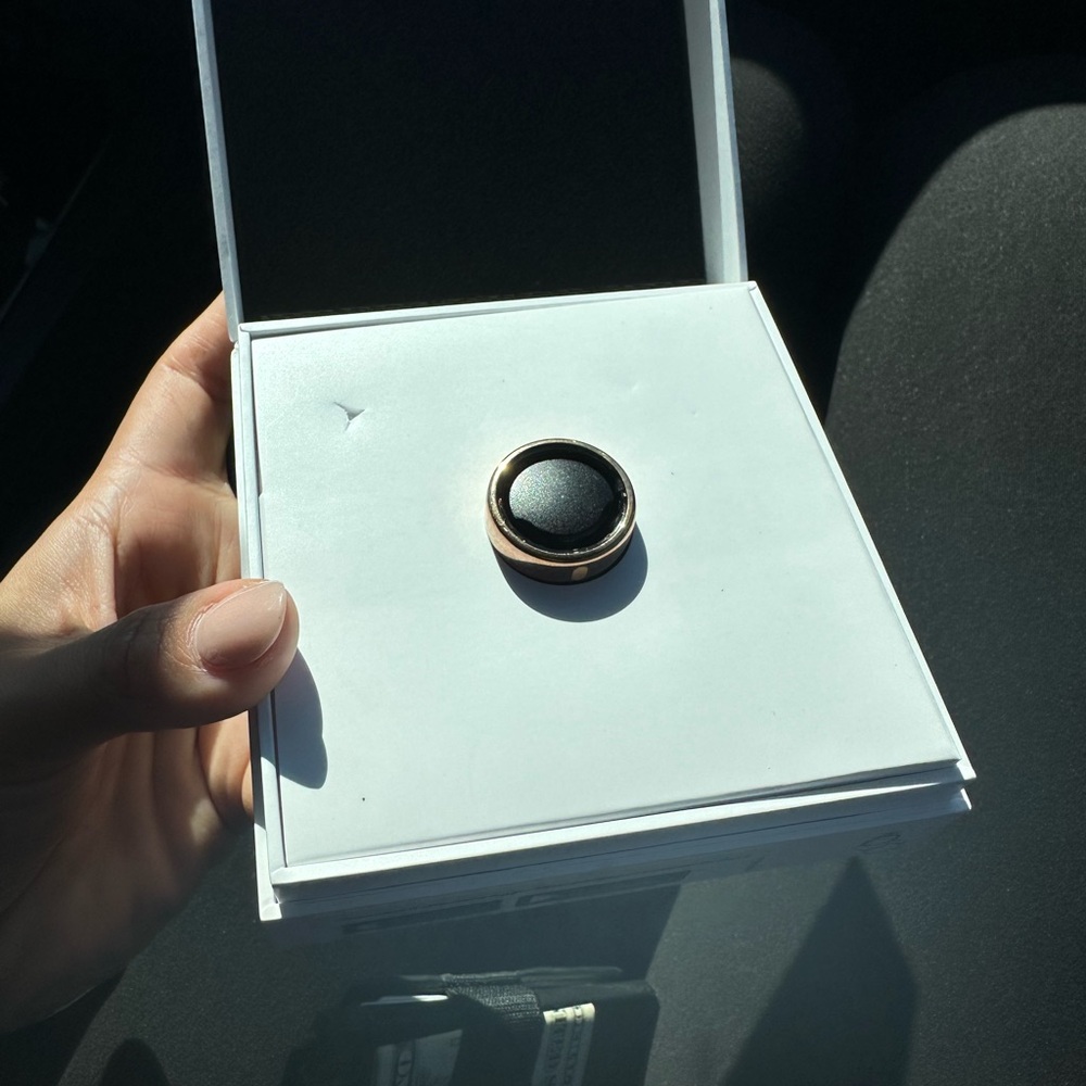 Oura Ring Horizon Rose Gold Size 9